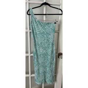 Nine West One Shoulder Dress Women's Large